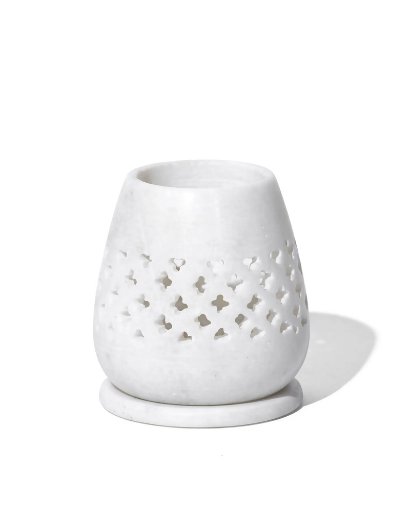 Luxe Jali Candle Stand by Atrikala Luxury Home Decor