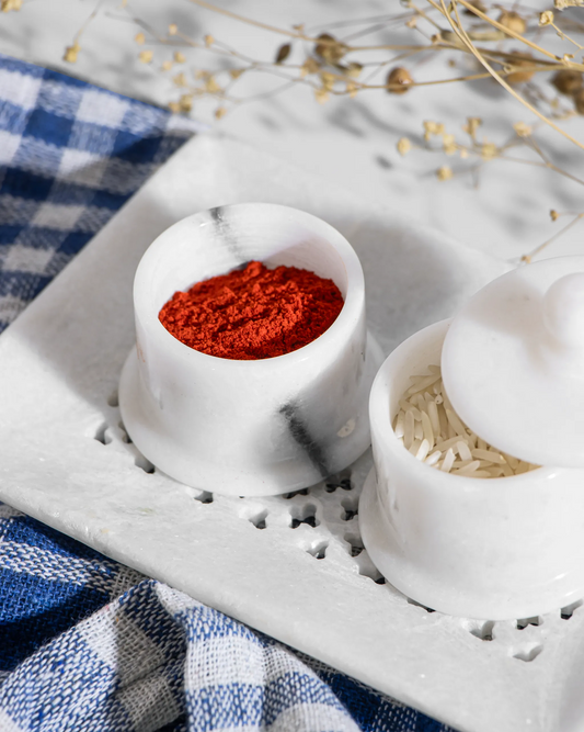 Marble Offering Set