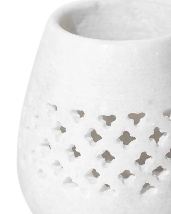 Luxe Jali Candle Stand by Atrikala Luxury Home Decor