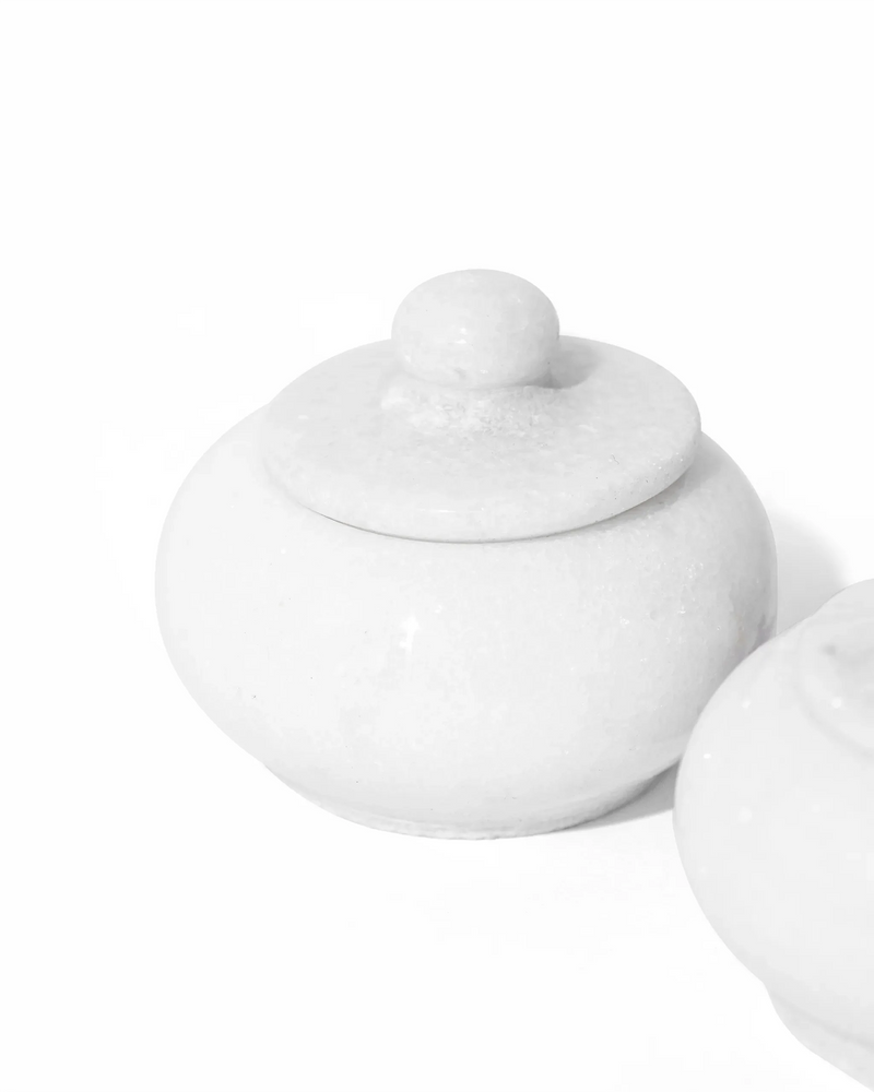 White Marble jar