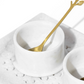 Carved Marble Serving Set