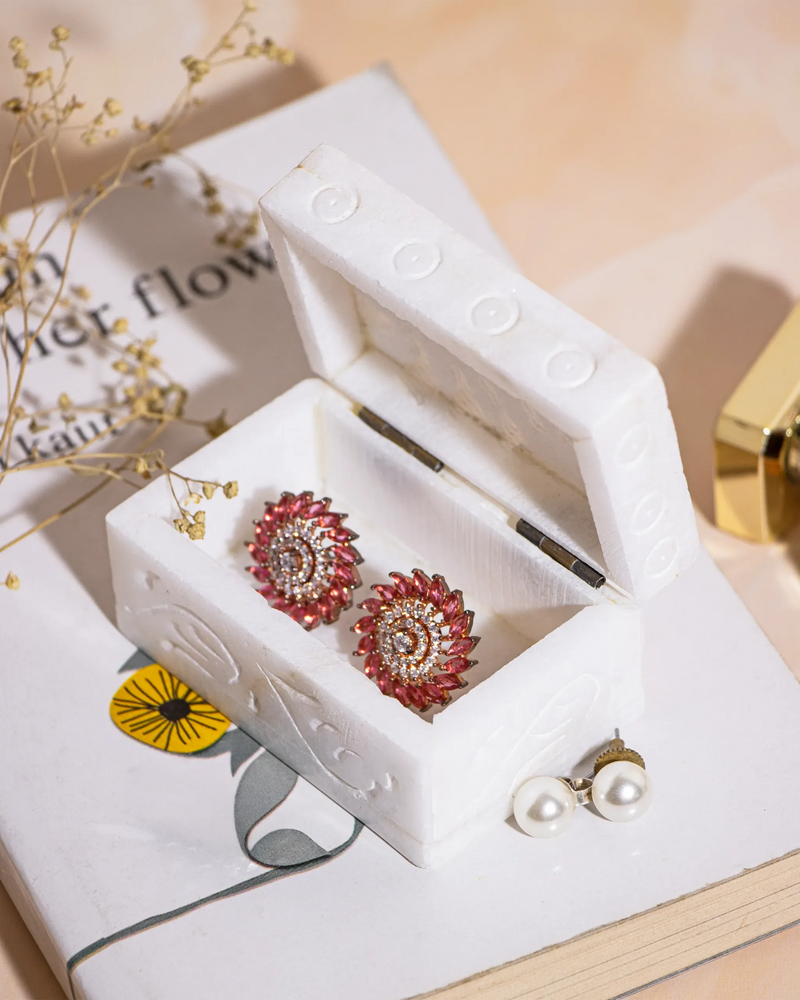 carved marble jewel box 