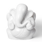 white marbel ganpati murti